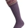 Men's Merino Fairisle Shooting Socks -Best Fashion Shoes Shop TH23861THISTLE
