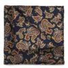 Large Paisley Printed Hankie -Best Fashion Shoes Shop TI02211NAVY