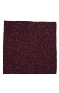 Men's Wool Blend Pocket Square -Best Fashion Shoes Shop TI13081BURGUNDYDONEGAL 1