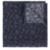 Small Paisley Wool Handkerchief -Best Fashion Shoes Shop TI23004NAVY