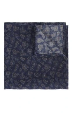 Small Paisley Wool Handkerchief