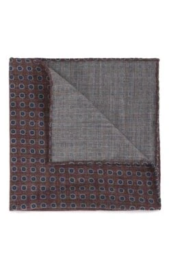 Men's Italian Printed Small Circle Hanky