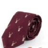 Men's Stag Cufflink & Tie Set -Best Fashion Shoes Shop TK02224WINE