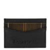 Men's Barbour Debossed Card Holder -Best Fashion Shoes Shop TK23007BLACK