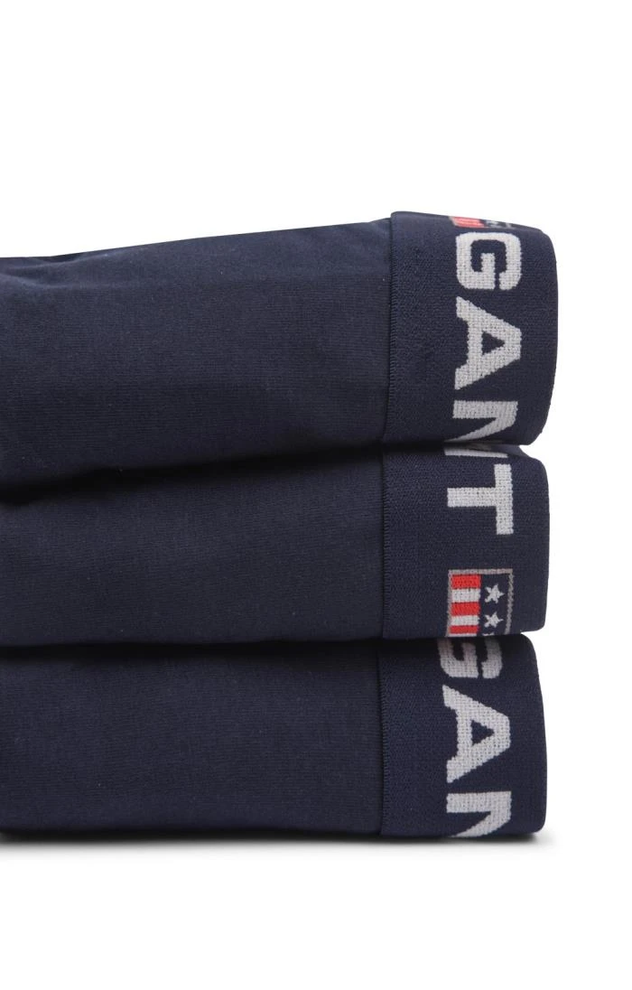 Men's Gant Three-Pack Stretch Cotton Trunks 5 Men's Gant Three-Pack Stretch Cotton Trunks - Image 4