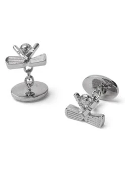 Golf Club And Ball Cufflinks