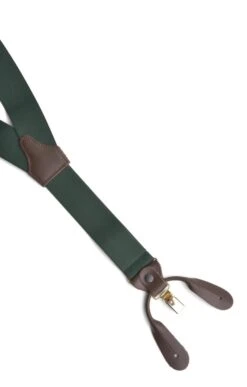 Men's Two In One Braces -Best Fashion Shoes Shop TK61520BOTTLEGREENPLAIN 1