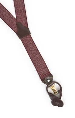 Men's Two In One Braces -Best Fashion Shoes Shop TK61520BURGUNDYHB 1 1