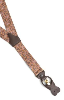 Men's Two In One Braces -Best Fashion Shoes Shop TK61520GOLDPAISLEY 1