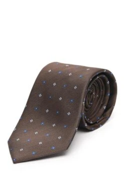 Men’s Woven Miniflower Silk Tie