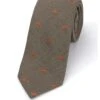 Fox Herringbone Wool Tie -Best Fashion Shoes Shop TL12993SLGREENHB