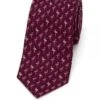 Men's Flamingo Woven Silk Tie -Best Fashion Shoes Shop TL12996BURGUNDYPINK