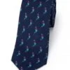 Men's Parrot Woven Silk Tie -Best Fashion Shoes Shop TL12997NAVYTEAL