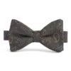 Large Paisley Silk Twill Bow Tie 1 Large Paisley Silk Twill Bow Tie -Best Fashion Shoes Shop TL23040DARKOLIVE