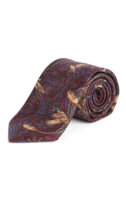 Paisley Duck Silk Twill Necktie